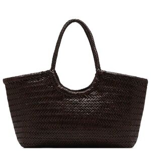 Dragon Diffusion Dark Brown Woven Tote